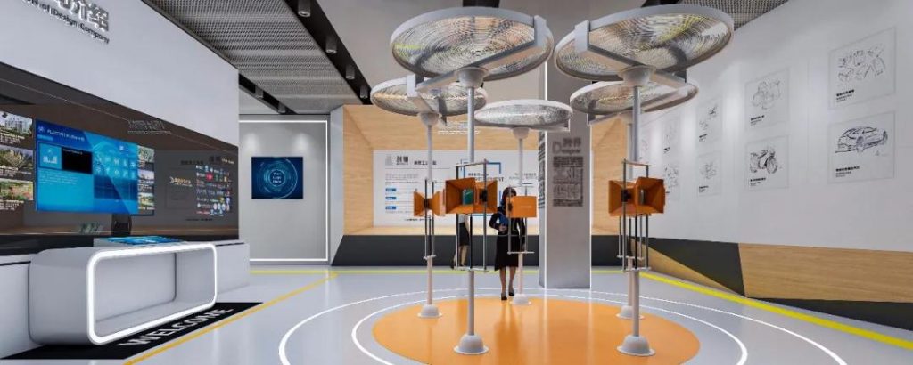 現代展館設計從形狀造型、主題、多維以及時效四個方面去考慮插圖