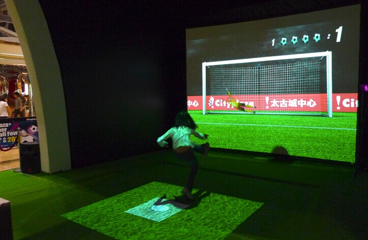 墻面互動投影在展廳設計中的運用插圖