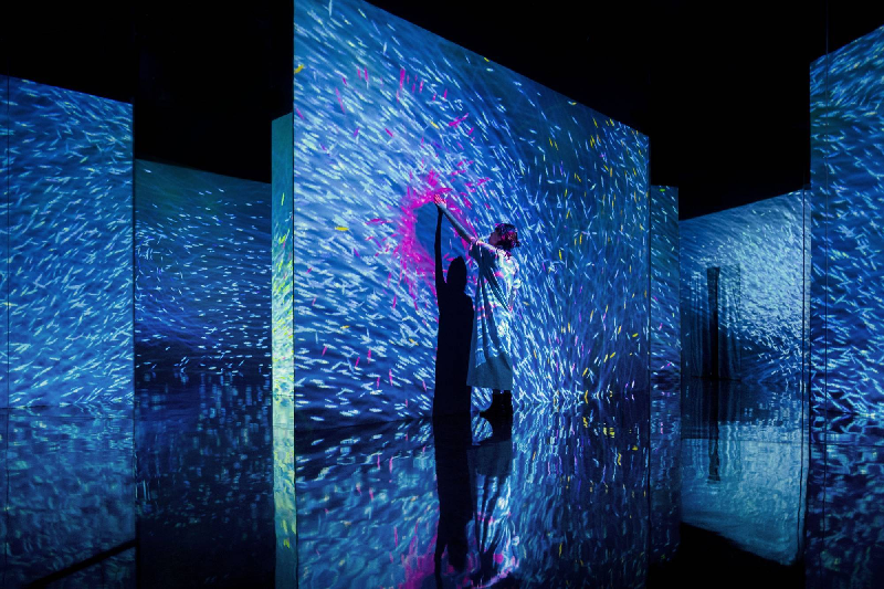 沉浸式互動投影技術(shù)應(yīng)用形式插圖